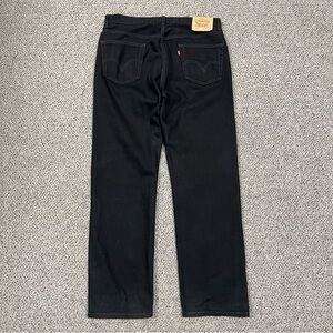 Levis 505 Black Jeans